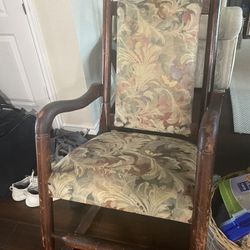 Rocking Chair Solid Wooden Frame 