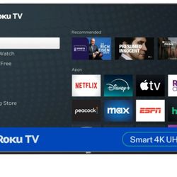 ONN Roku TV 55" Smart 4K UHD - Great Condition!