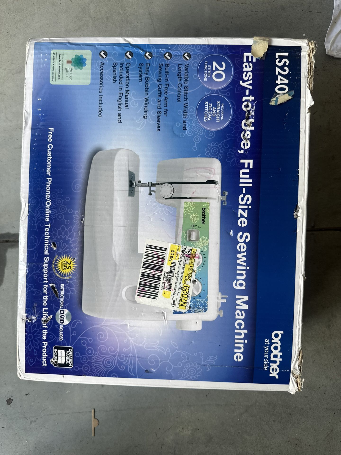 Brother LS240 Sewing Machine Complete And Working