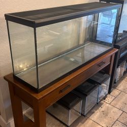 55 Gallon Glass Reptile Tank With Metal Lid 4 Ft Long