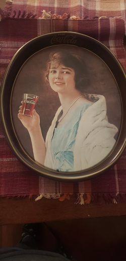 vintage coca cola advertising tray