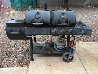 Oklahoma Joe’s smoker propane grill