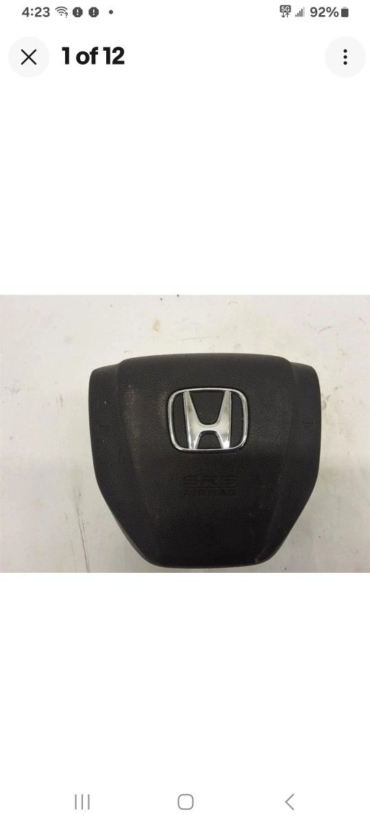 2016-21 Honda Civic Aire Vag Stiring Wheel