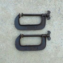 Vintage E.C. Stearns & Co. 4" C Clamps 