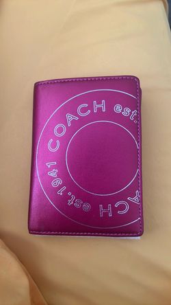 Coach Est. 1941 Passport Holder PINK