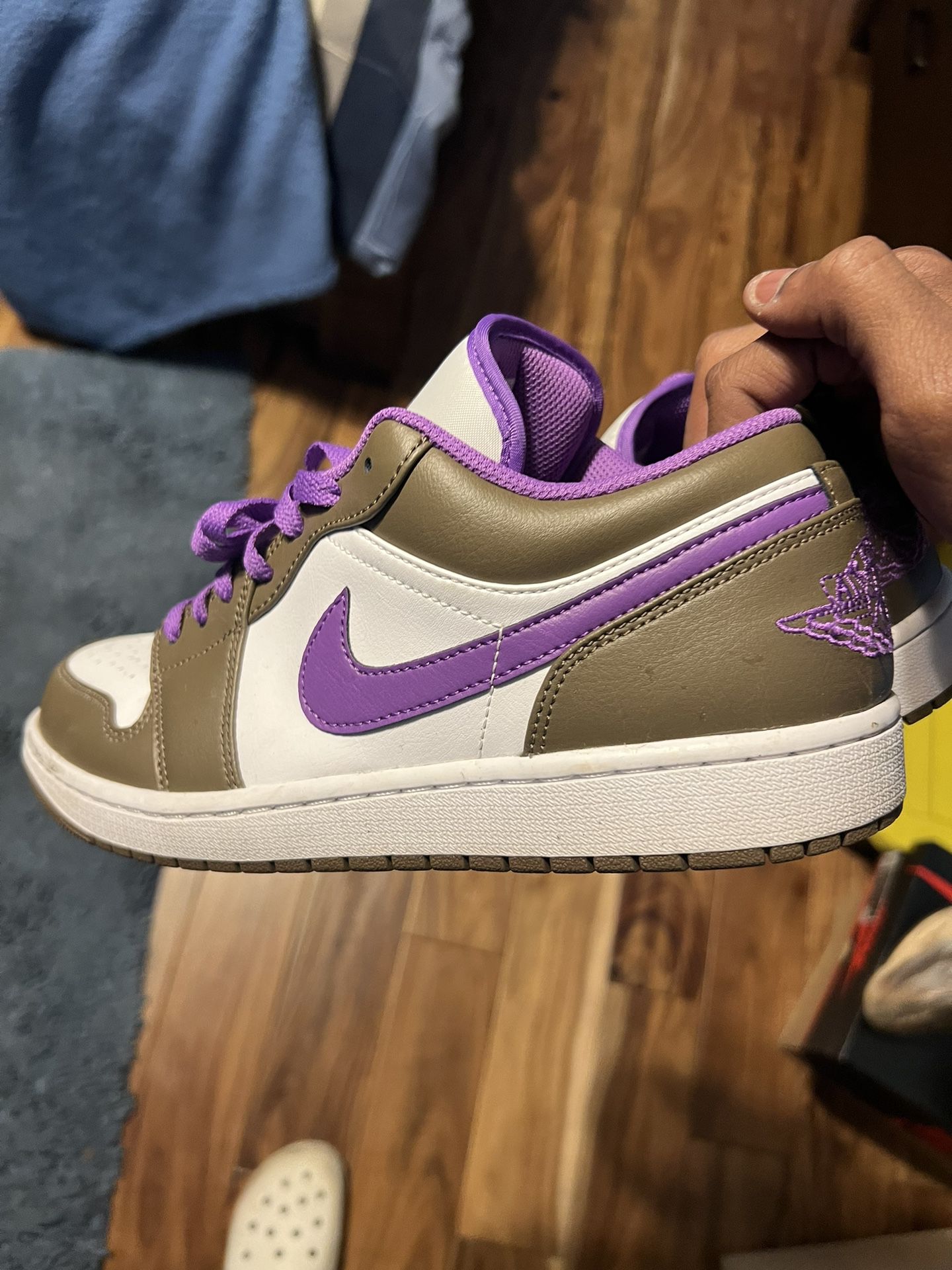 Purple/Brown Jordan 1’s 