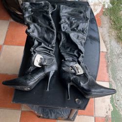women’s leather boots size5.5