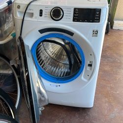 GE 4.8 Cu Ft Stainless Steel Washer