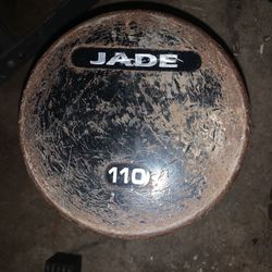 Jade 110 pound Dumbbell 