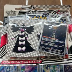 White Flare Tech Sticker Collection