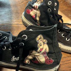 Converse Sailor Jerry Edition Sneakers Pair men’s Size 7 and women’s size 81/2