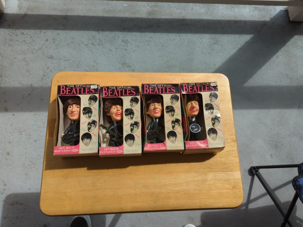 Beatles REMCO Original 4 Doll Set In Boxes 