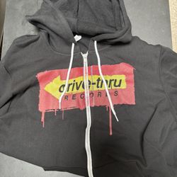 Drive Thru Records Zip Up Hoodie , XL
