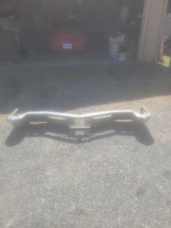 67 cadillac deville front bumper, ready to chrome with brackets