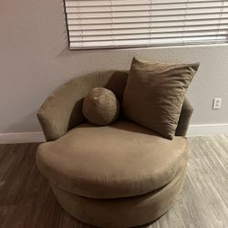 Suede Couch 