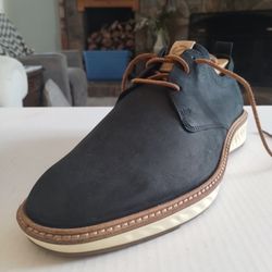 (Size 9.5) Like New, Ecco Mens ST.1 Black Hybrid Casual Dress Shoe Phorene.