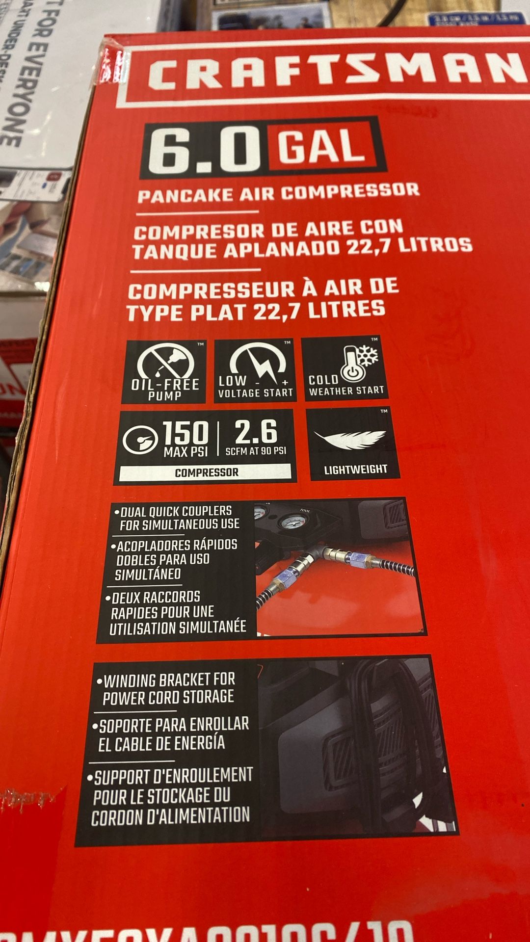 Craftsman 6.0gal  Compressor 