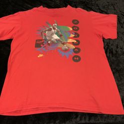 Boys XL Vintage Early 90s Nike Michael Jordan Chicago Bulls Red Tshirt