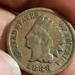 ☆1888~ Indian  Head penny☆ Make an offer