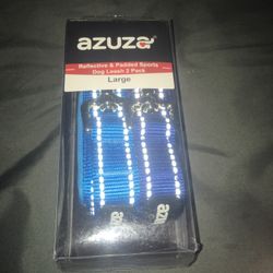 Azuza 2 Pack Reflective Dog Leash Sofe Padded Handle Nylon Dog 