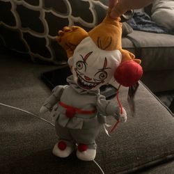 PennywiseChapter 2 Pennywise Clown Plush 13” Stand Up Door Greeter Gemmy