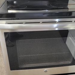 GE ELECTRIC RANGE STOVE OVEN STAINLESS STEEL WORK PERFECT DELIVERY AVAILABLE 