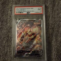 Pokemon Flareon Vmax Premium Collection Psa 9