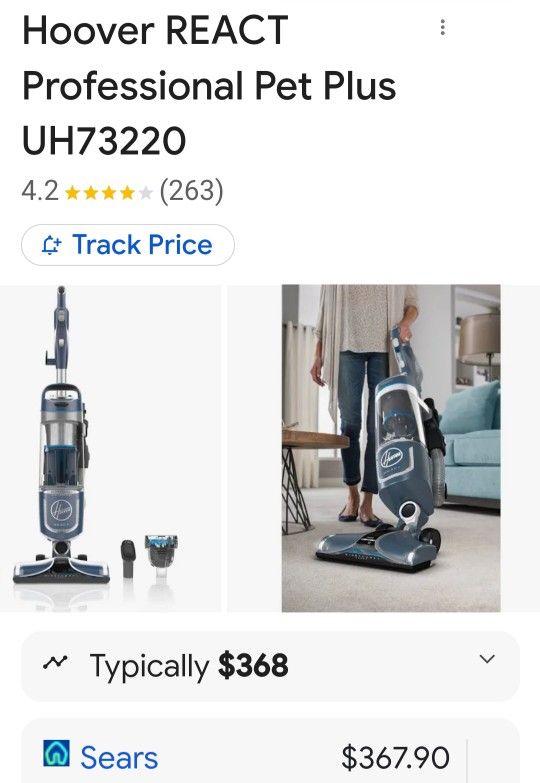 Hoover ELITE Professional Pet Plus Upright VACUUM