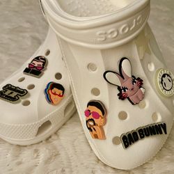 El Conejo Malo “Bad Bunny” Croc Charms Many Styles Available, Collect Them All!