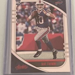 2020 Panini Absolute Rookies Red Parallel  Jake Fromm #143 Rookie - Buffalo Bills
