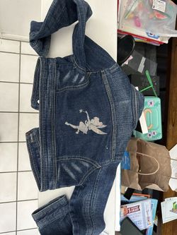 Tinker Bell Jean Jacket Size 5/6