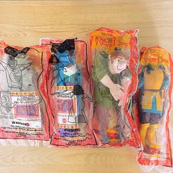 Complete Set Vintage 1996 Burger King Disney Hunchback of Notre Dame Set 4 Puppets NEW SEALED)