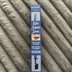 NEW NYX PROFESSIONAL EPIC SMOKE LINER ANGLED LINER & BLENDER IN NAVY HEAT $6!