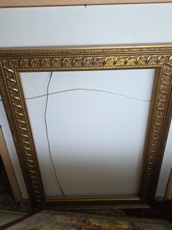 Gold frame
