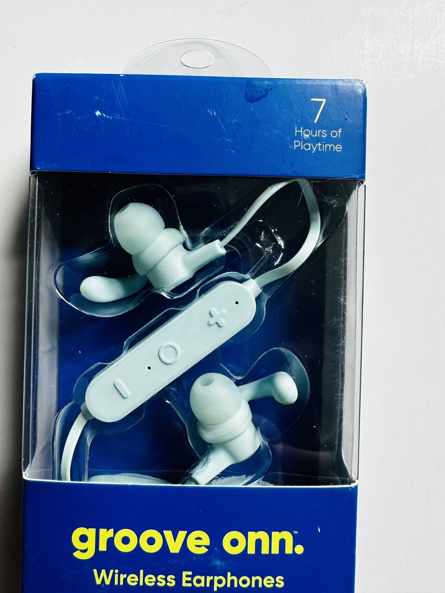 Groove Onn Wireless Headphones Waterproof Sport Hooks Earbuds LT Blue New Sealed for Sale in Westminster CO OfferUp