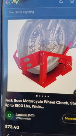 NIB Motorcycle Carrier Wheel Complete,