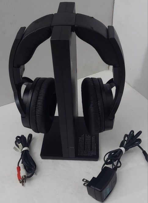 Sony Wireless Headphones and Transmitter Base