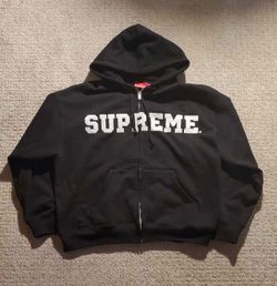 Supreme Collegiate Appliqué Zip Up Jacket