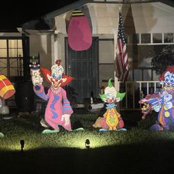 Killer Klowns From Outer Space Custom Yard Art