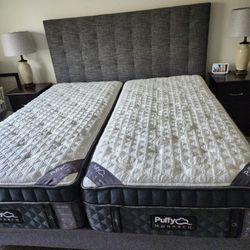 Like New Split King Puffy Monarch Mattress 