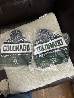 Colorado Rockies Beanies From Coors Field In Colorado For Each