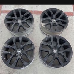 4 - 18x8 5x114.3 5x4.5 Stock Hyundai Tiburon Sonata Elantra Nissan 350z 370z Maxima G35 G37 Altima Civic Accord Wheels Rims Only!!