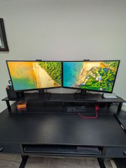 ViewSonic 23" 1080p HD LED Monitors w/ Original Box & Stand (Set of 2)