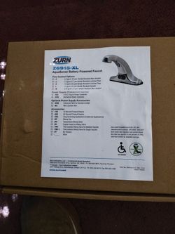 $$ ZURN TOUCHLESS BATHROOM FAUCET $$