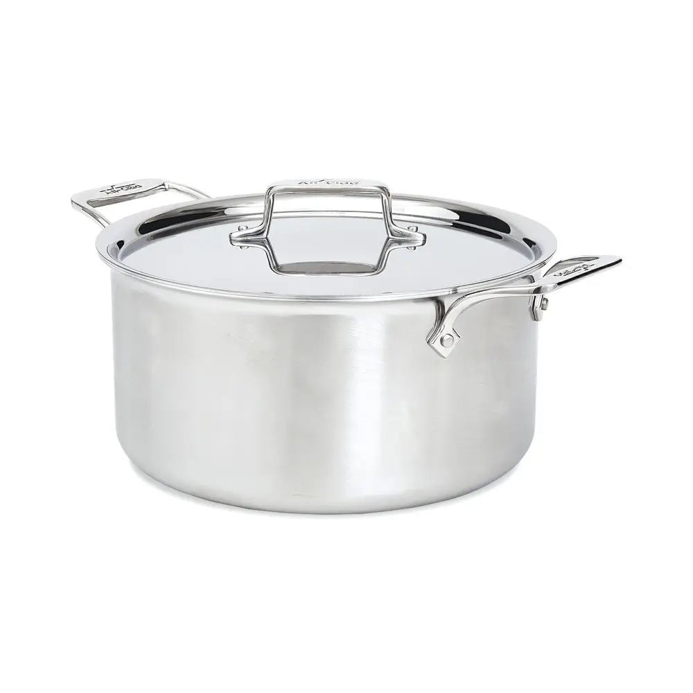 📌 All-Clad D5 Stainless Brushed 8-QT Stockpot