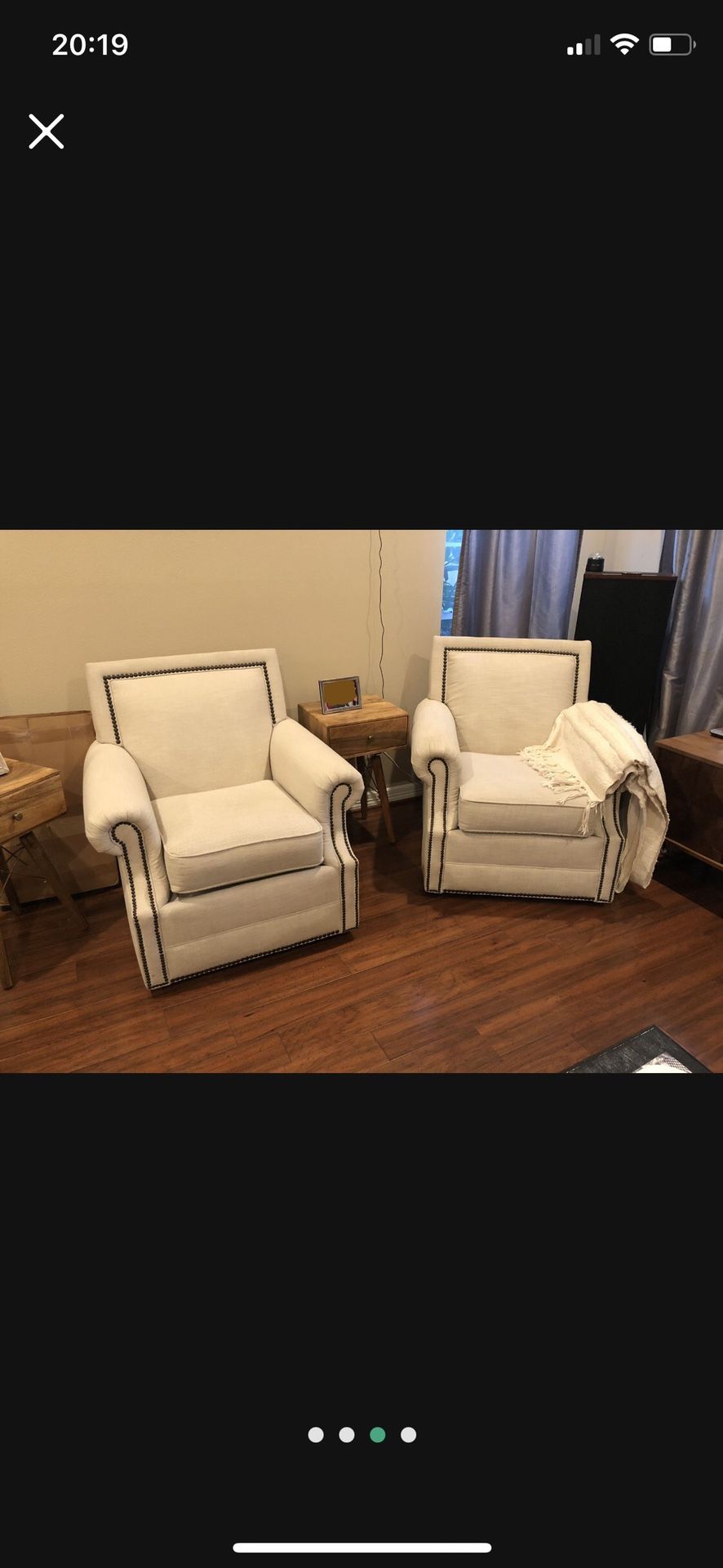 2 Chairs $100 Each 