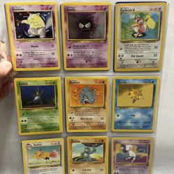 1999 Pokemon BULK. 100 Cards Total - Near Mint & First Edition Cards Included 