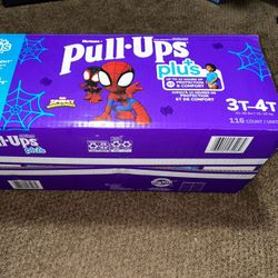 Huggies Pull Up 116 Count Box Size 3T-4T Spidey Amazing Friends