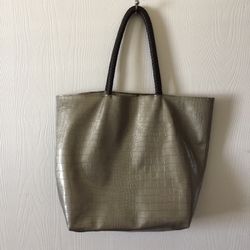 Neiman Marcus Faux- Crocodile Women’s Tote Bag