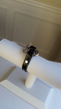 Omega Leather Bracelet